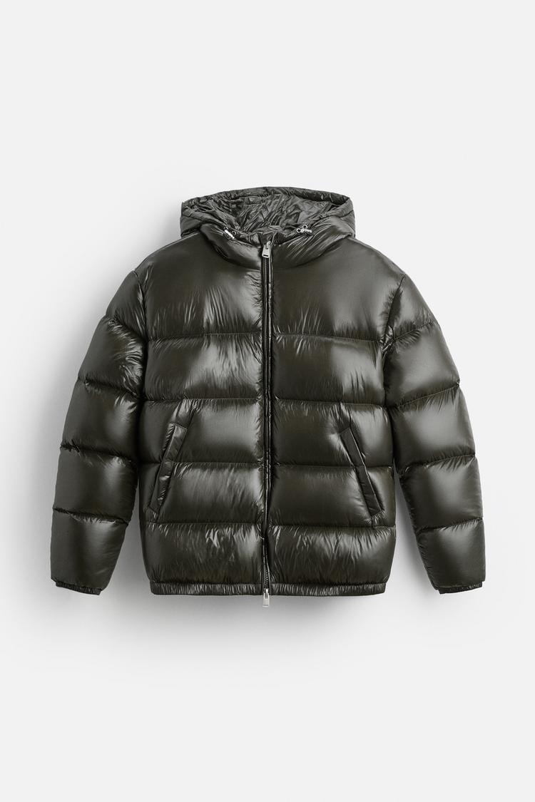 Adrian - Herren Daunenjacke mit Kapuze, modische Winterjacken casual