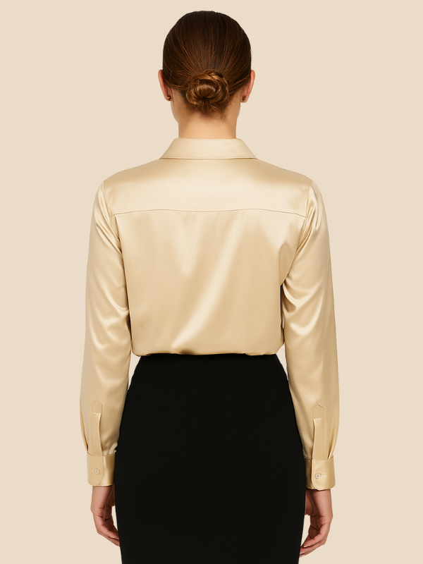 Maria - Damenbluse mit klassischem Kragen