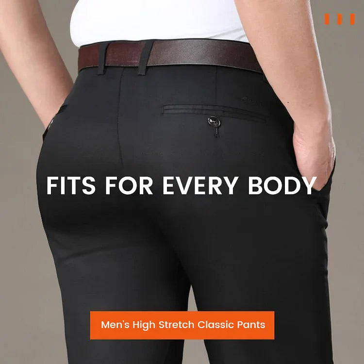 Lorenzo - Herren Stoffhose Slim Fit Büro Alltag