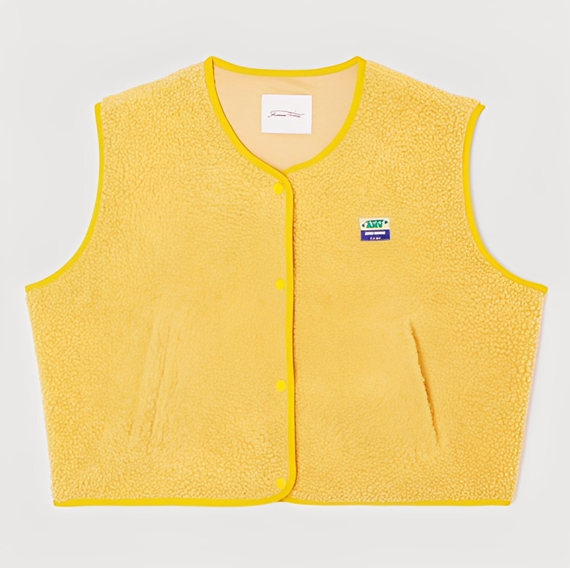 Isabella - Damen Fleece Weste mit Knöpfen