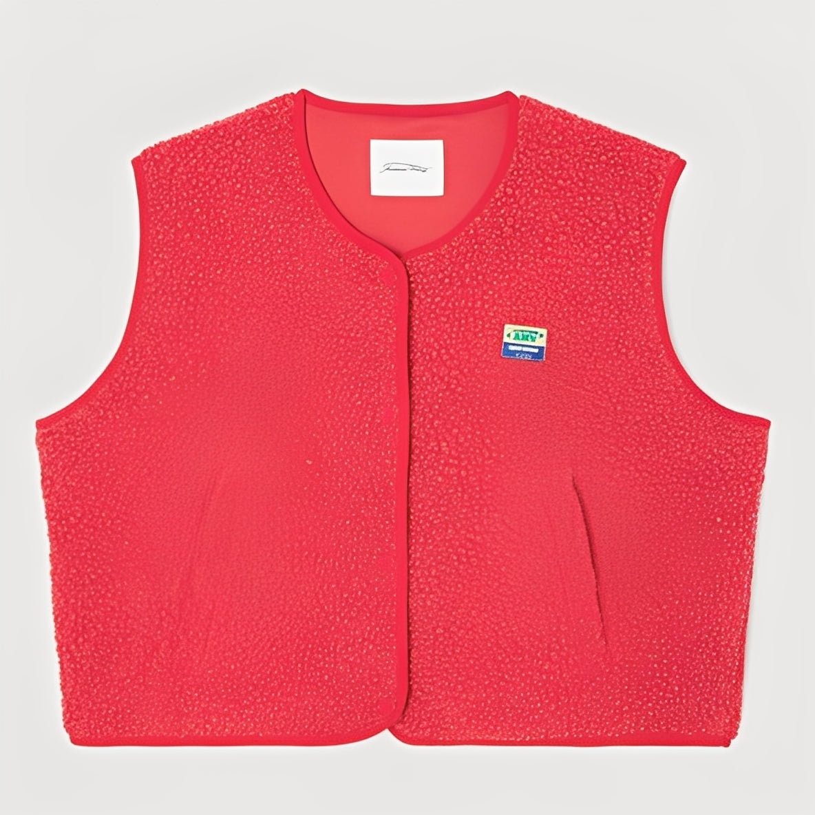 Isabella - Damen Fleece Weste mit Knöpfen