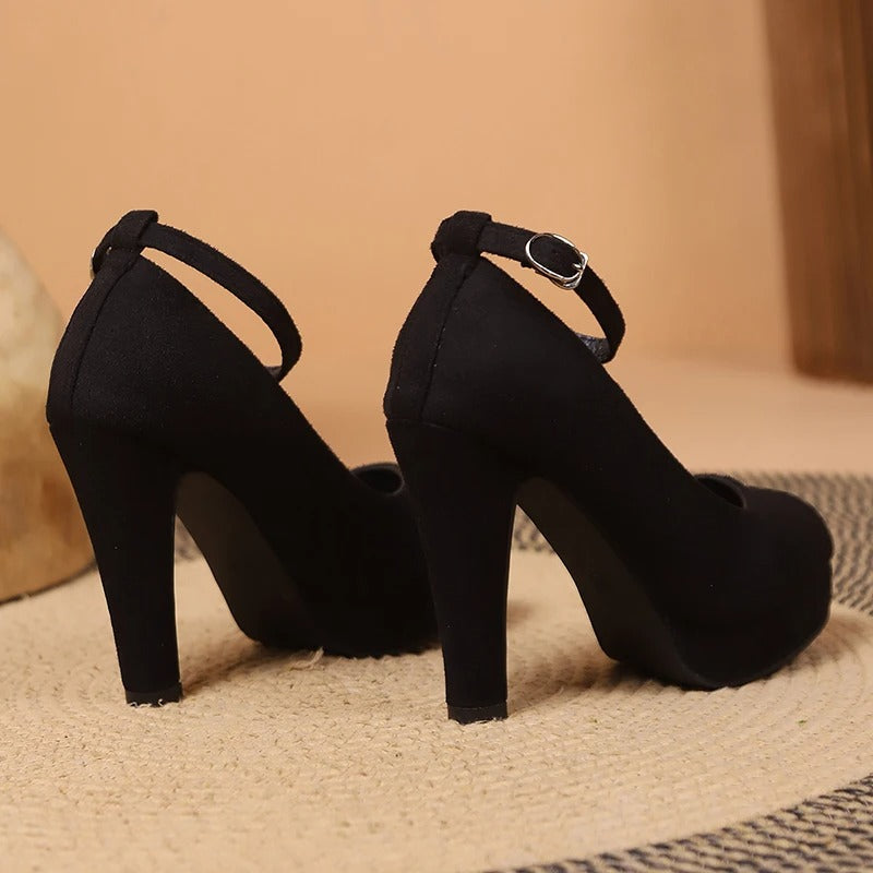Lina - Damen High Heels Plateau Pumps Abendschuhe