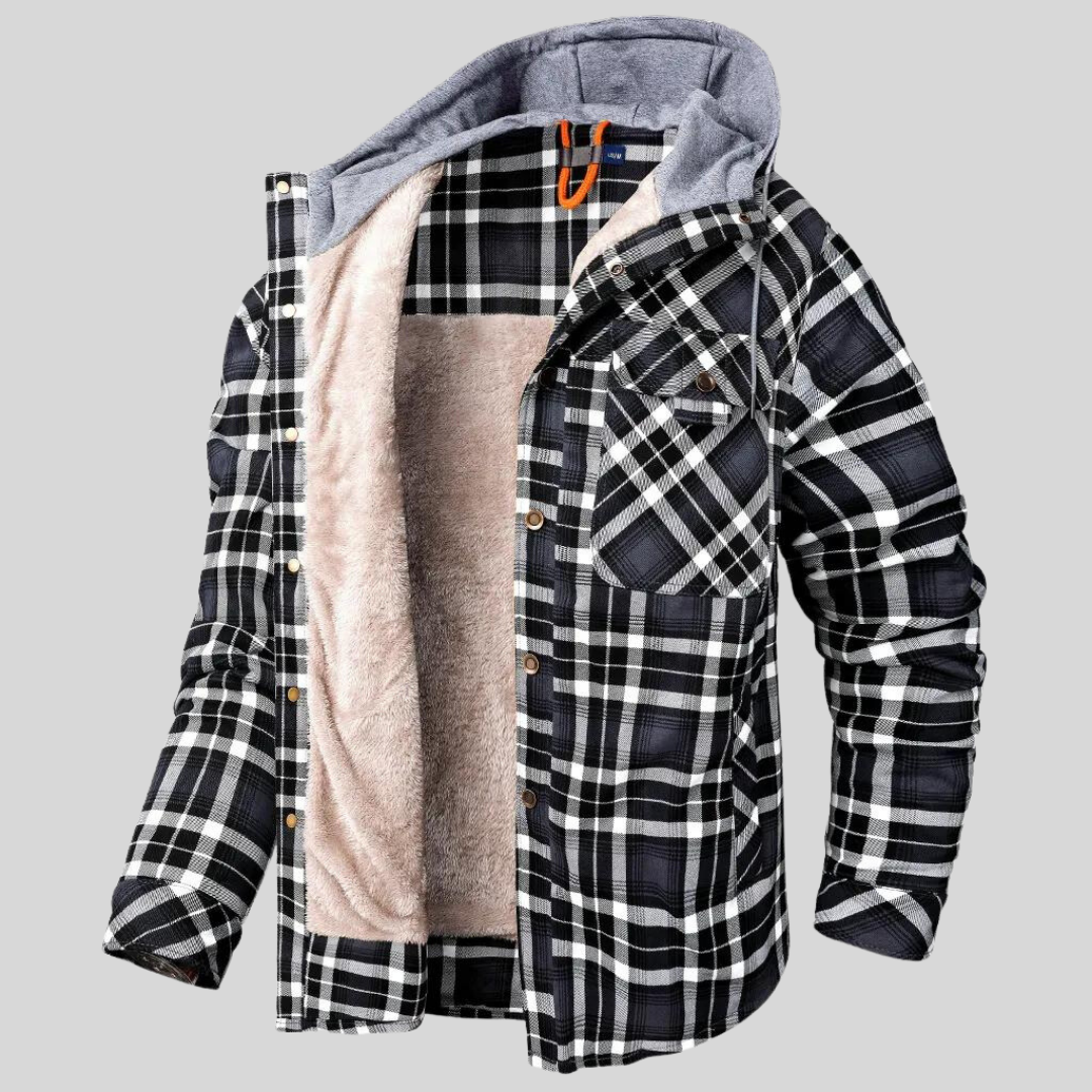Jonas – Gefüttertes Karo Overshirt Herren