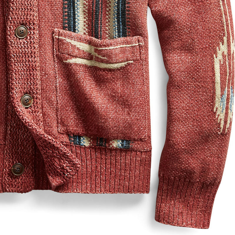 Milan – Gemusterte Strickjacke Herren