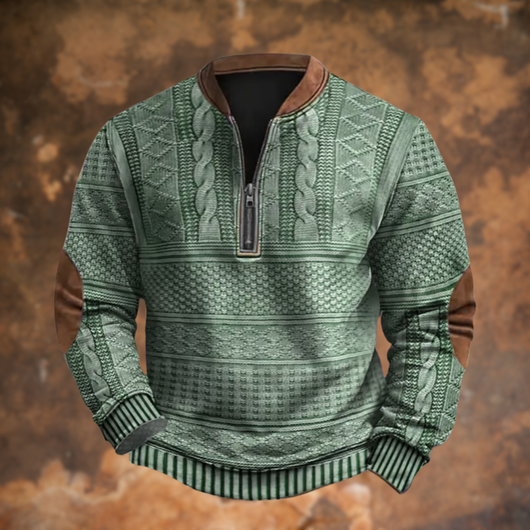 Noah – Strukturierter Strickpullover Herren