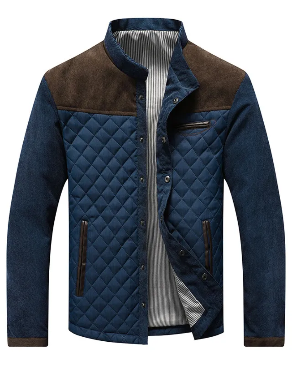 David - Herren Steppjacke mit Stehkragen