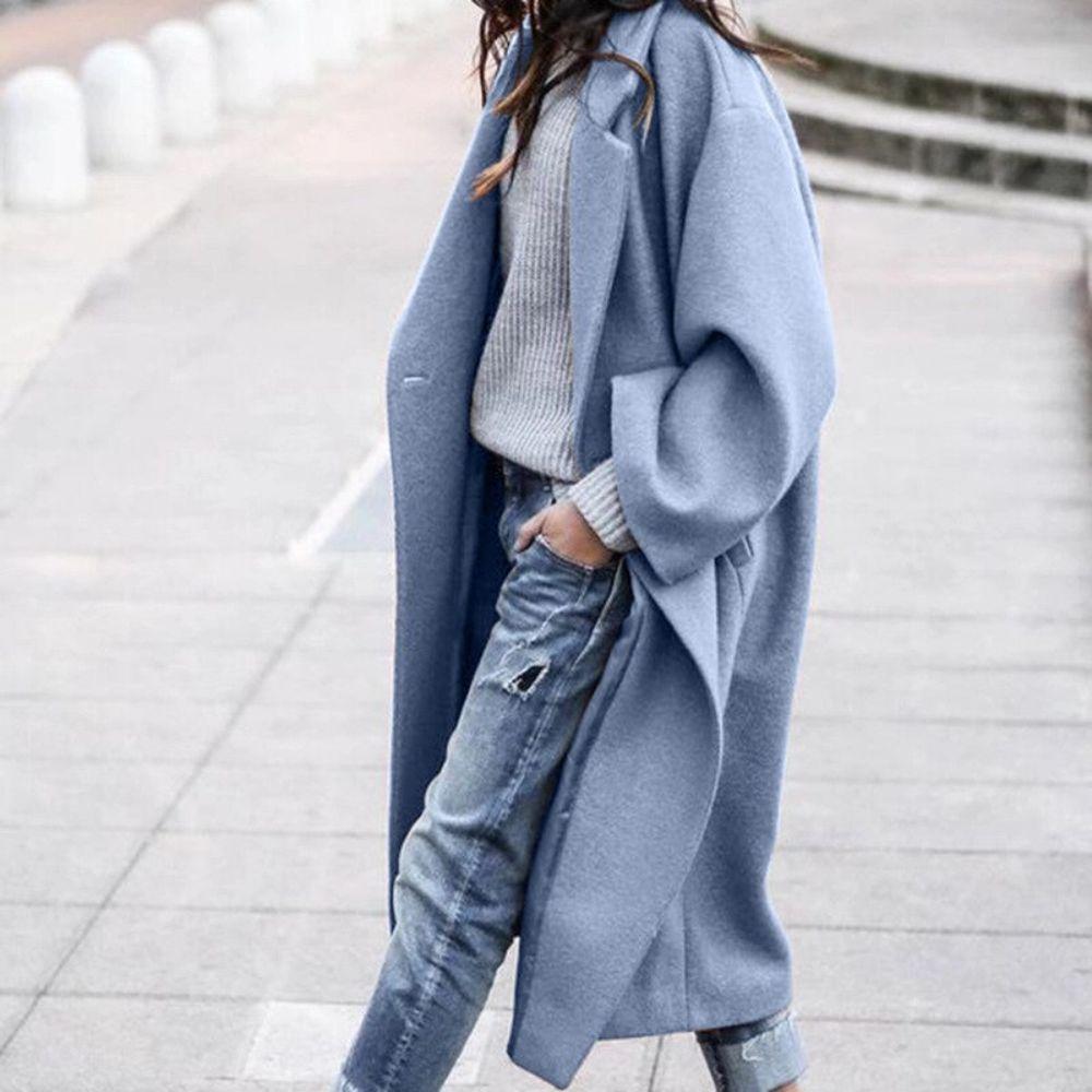 Clara - Damen Oversize Mantel Long Coat