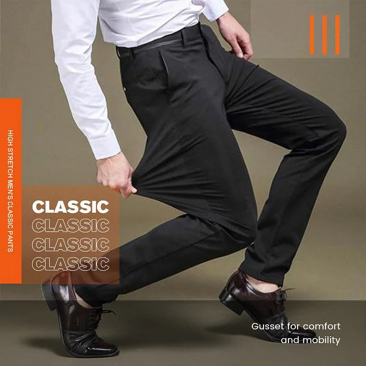 Lorenzo - Herren Stoffhose Slim Fit Büro Alltag