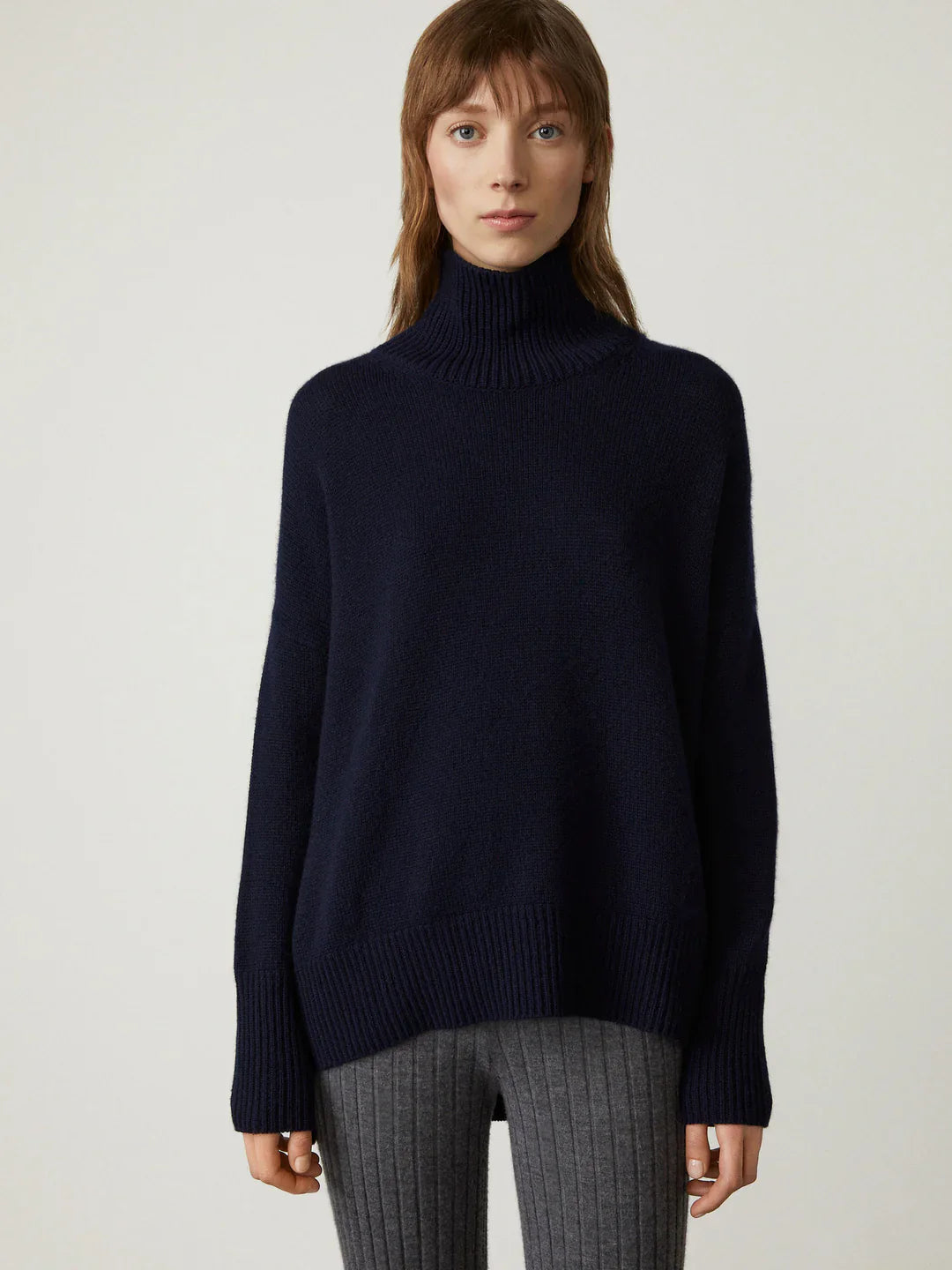 Heidi – Damen Rollkragenpullover aus Kaschmir