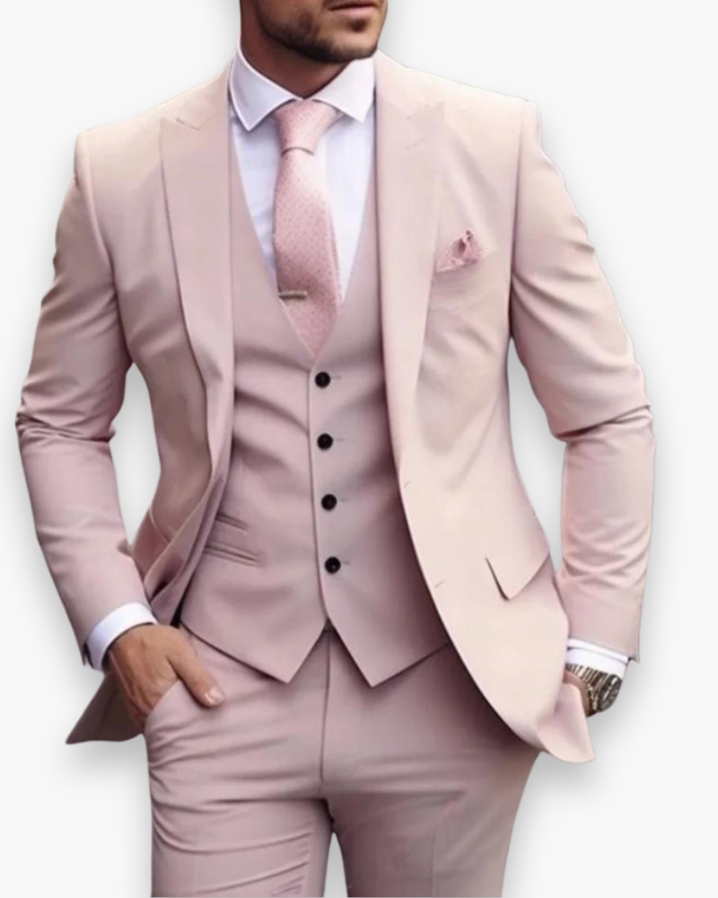 Leonard – Dreiteiliger Slim-Fit Anzug Herren