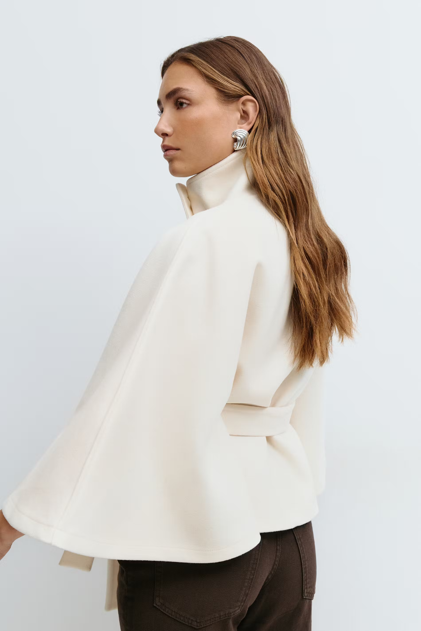 Isabelle - Damen Cape Mantel Winterjacke
