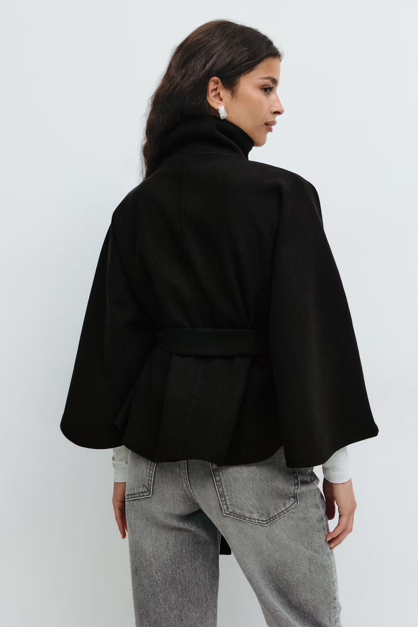 Isabelle - Damen Cape Mantel Winterjacke