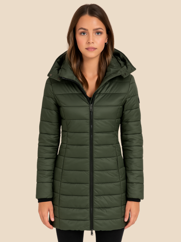 Clara - Damen Steppjacke mit Kapuze