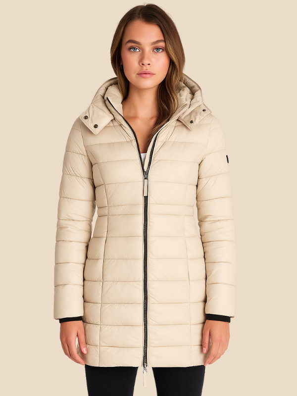 Clara - Damen Steppjacke mit Kapuze
