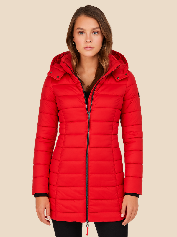 Clara - Damen Steppjacke mit Kapuze