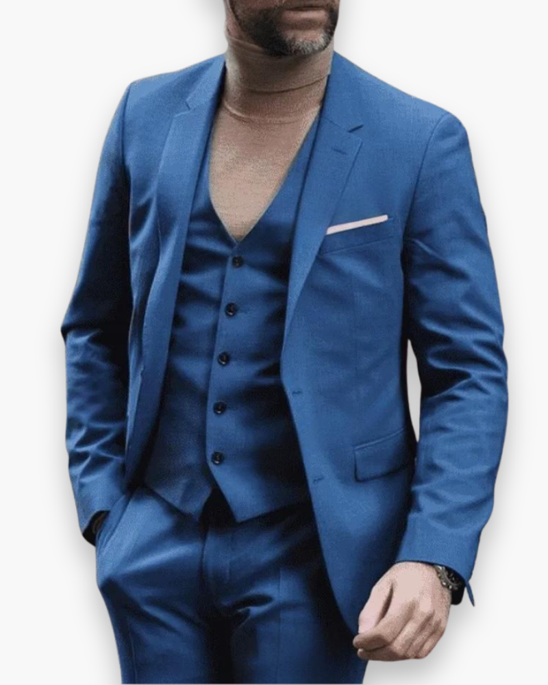 Leonard – Dreiteiliger Slim-Fit Anzug Herren
