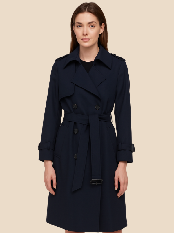 Sophia - Damen Trenchcoat mit Gürtel