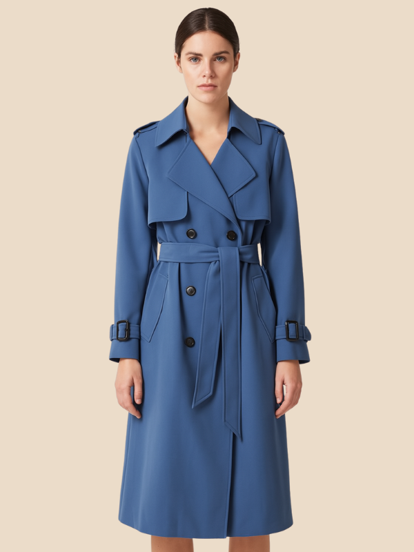 Sophia - Damen Trenchcoat mit Gürtel