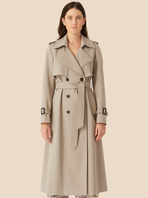 Sophia - Damen Trenchcoat mit Gürtel