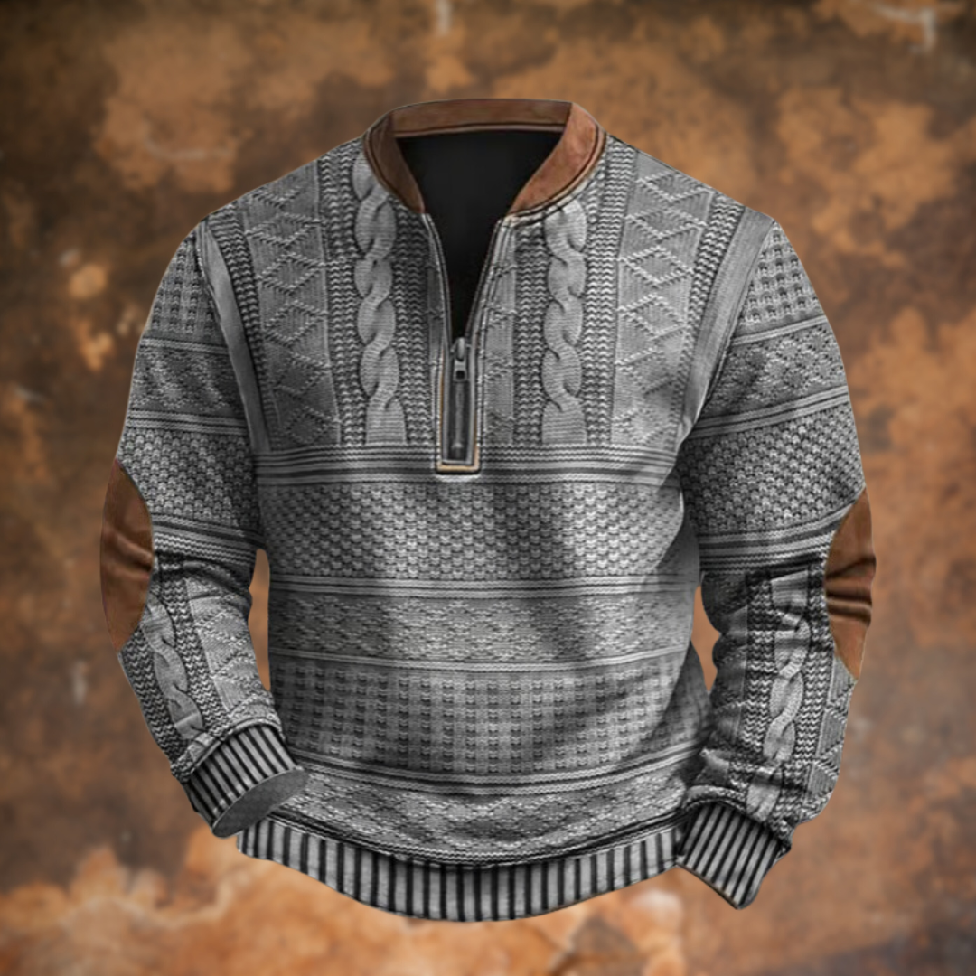 Noah – Strukturierter Strickpullover Herren