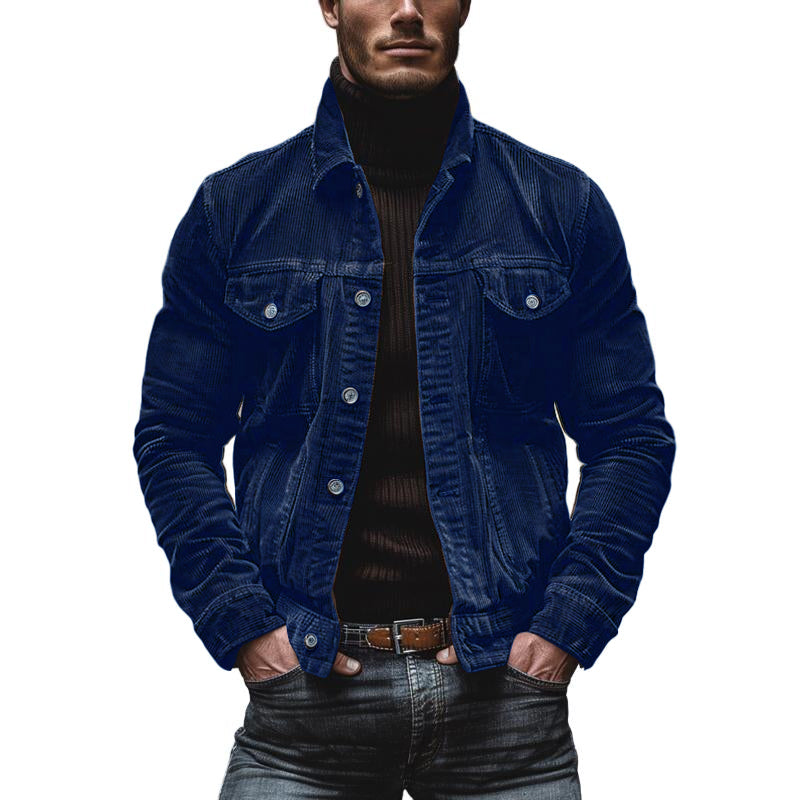 Daniel - Herren Cordjacke Übergangsjacke Freizeit