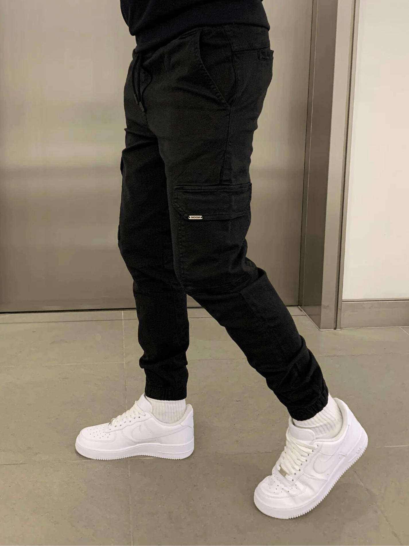 Leon – Cargo Jogpants Herren mit Elastischem Bund und Taschen