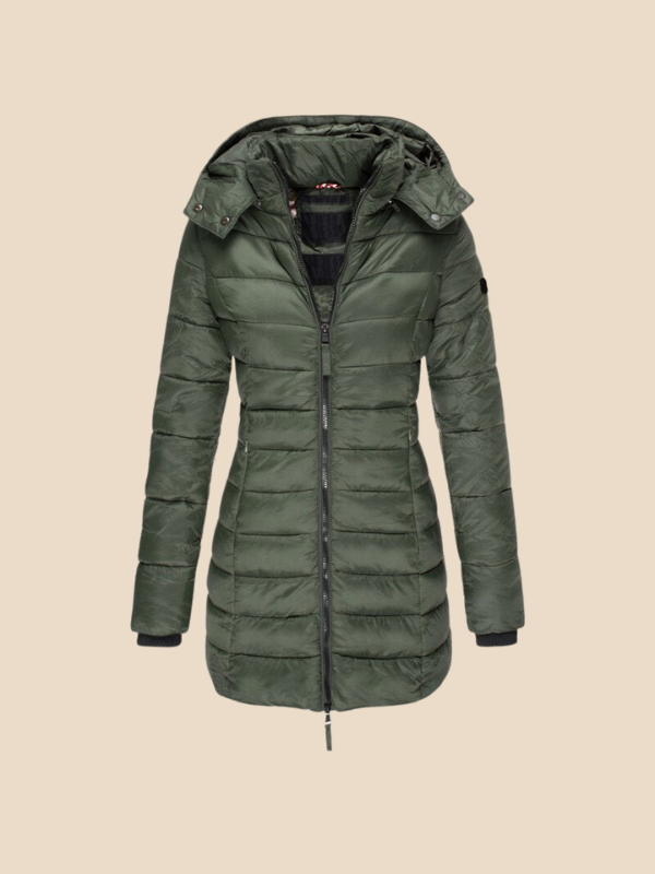Clara - Damen Steppjacke mit Kapuze