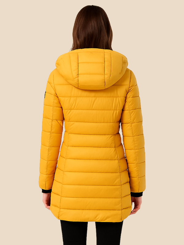 Clara - Damen Steppjacke mit Kapuze