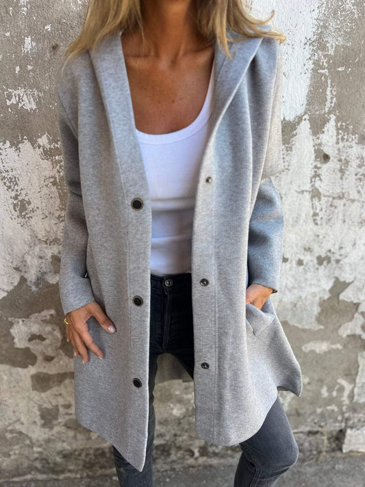 The Atelier Grace – Women’s Tailored Hooded Coat