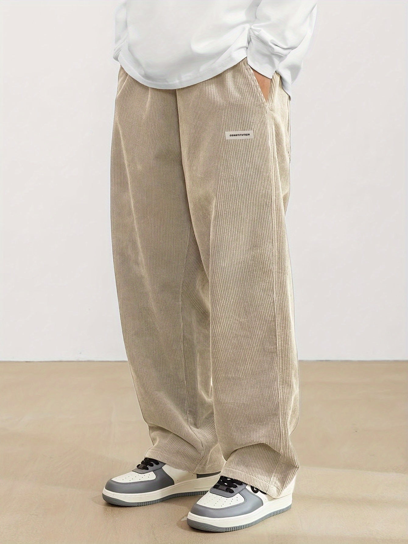 Luca - Herren Cordhose mit weitem Schnitt und Komfort-Passform