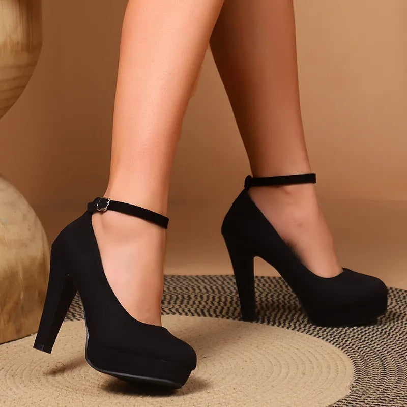Lina - Damen High Heels Plateau Pumps Abendschuhe