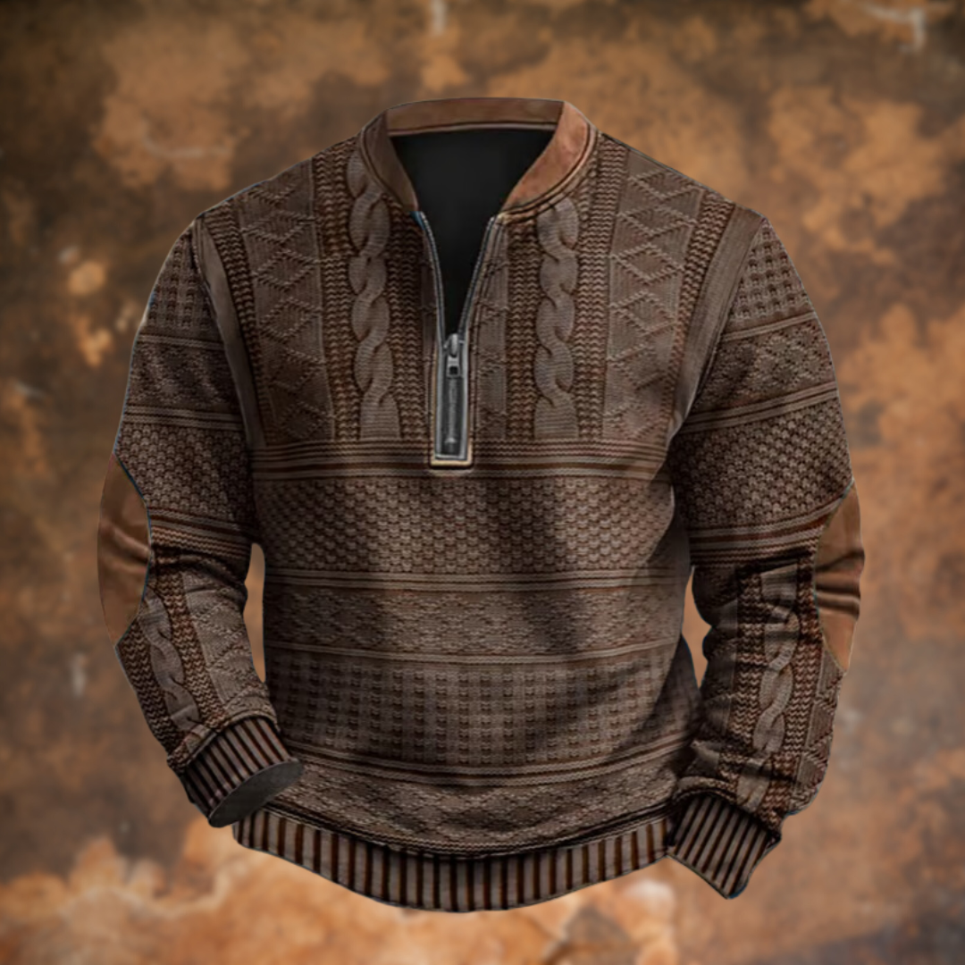 Noah – Strukturierter Strickpullover Herren