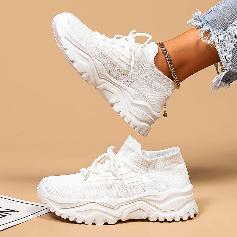 Velora – Orthopädischer Chunky-Sneaker mit Stretch-Knit