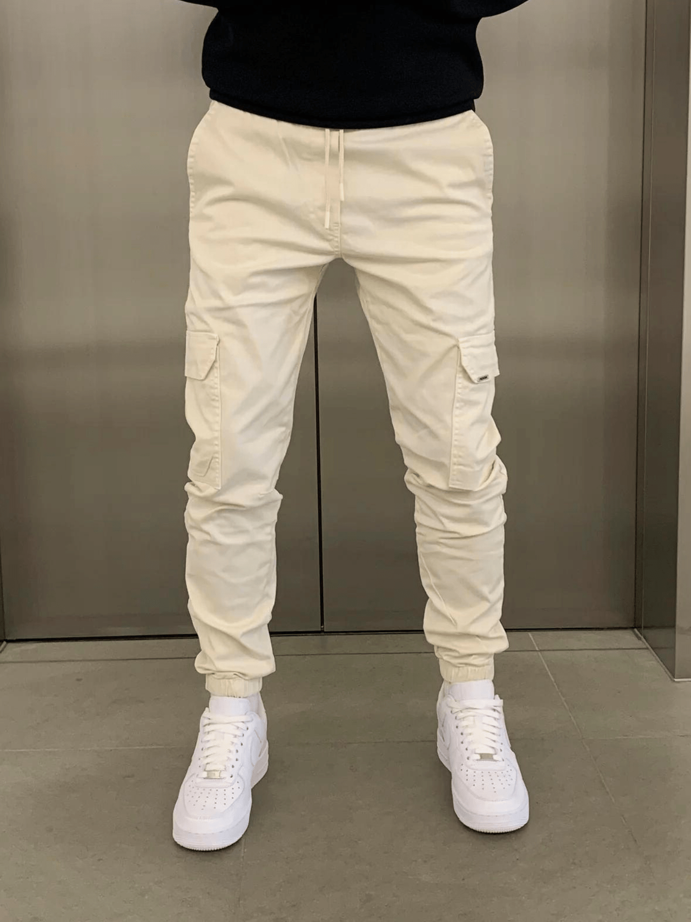 Leon – Cargo Jogpants Herren mit Elastischem Bund und Taschen