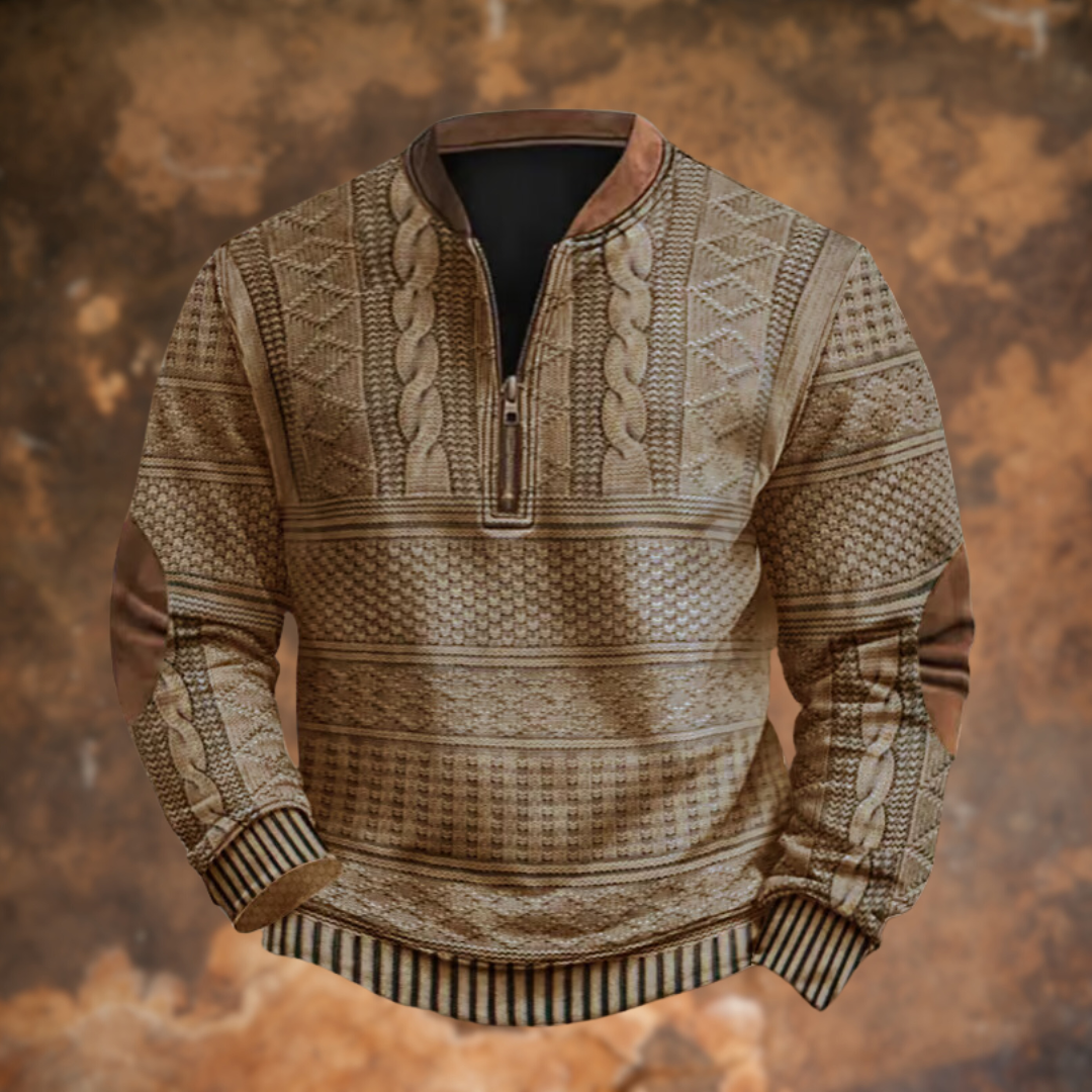 Noah – Strukturierter Strickpullover Herren
