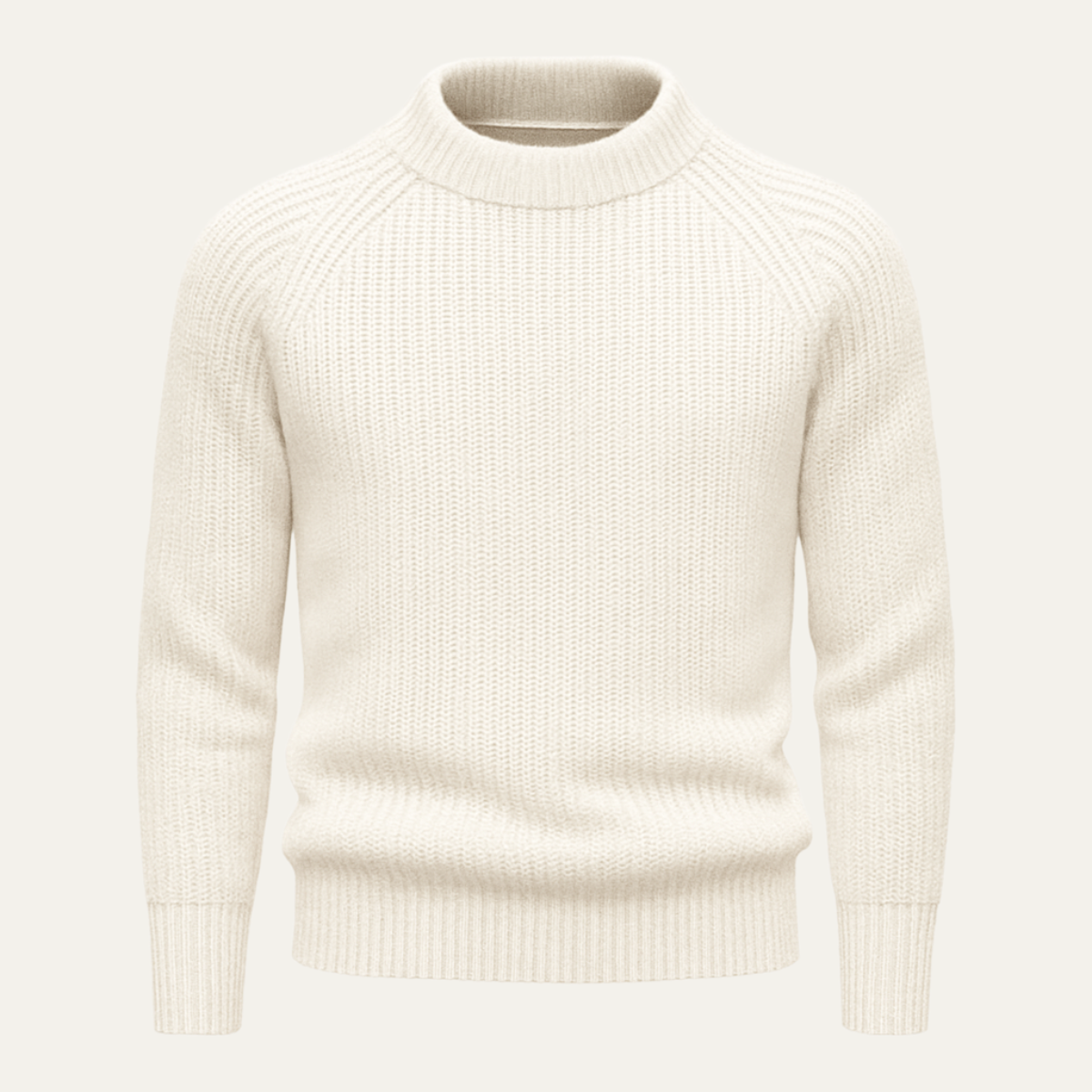 Jonas – Strukturierter Strickpullover mit Stehkragen für Herren