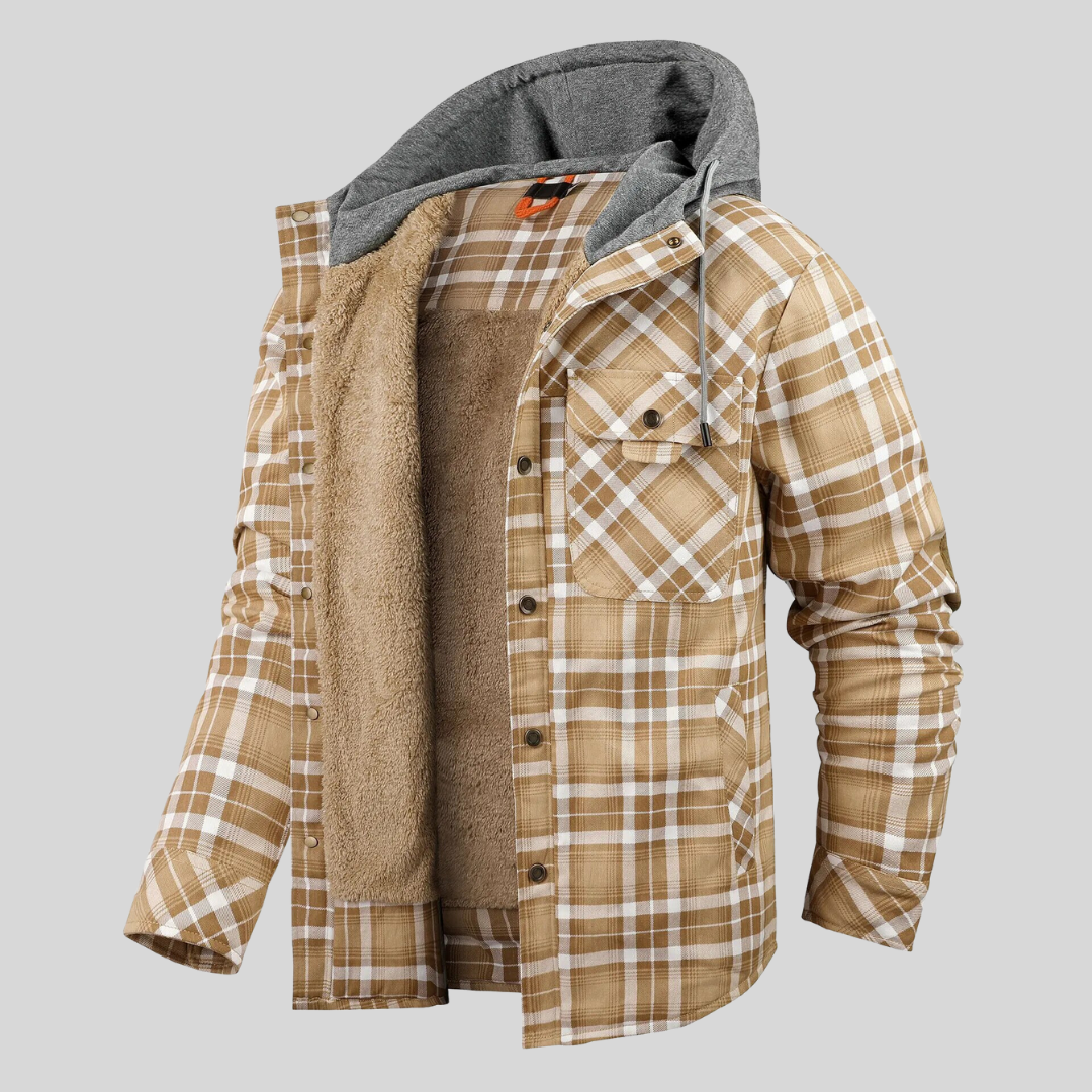 Jonas – Gefüttertes Karo Overshirt Herren