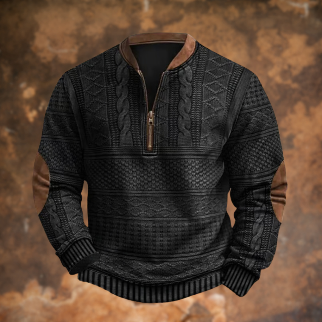 Noah – Strukturierter Strickpullover Herren