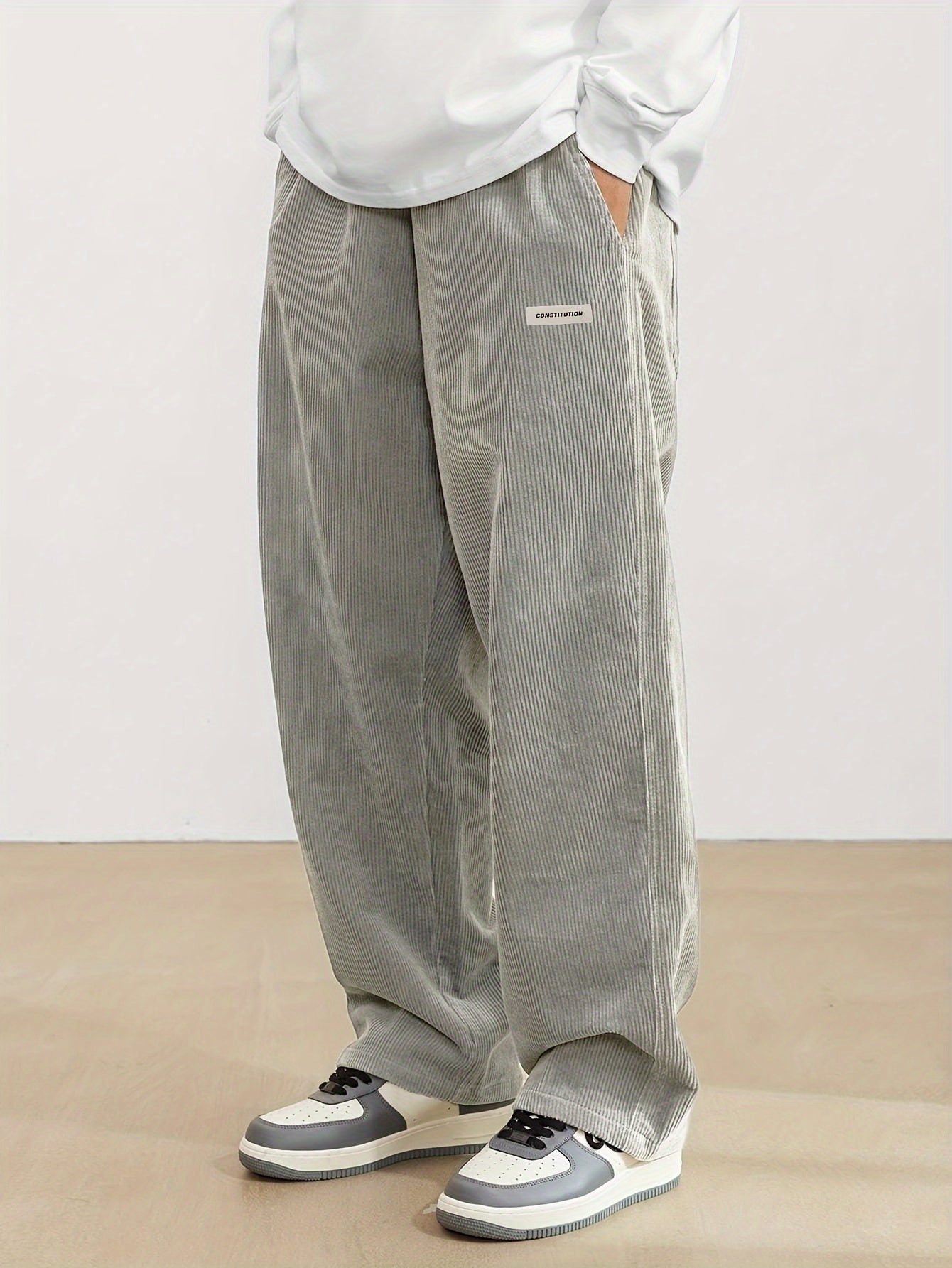 Luca - Herren Cordhose mit weitem Schnitt und Komfort-Passform