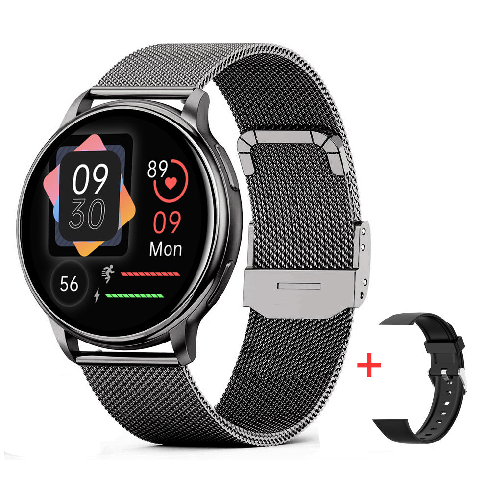 Smartwatch with Milanese Mesh Bracelet