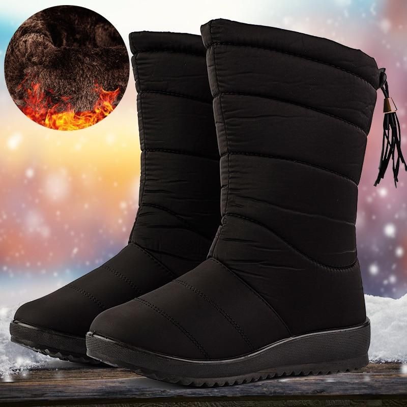 Lina – Gefütterte Winterstiefel Damen mit Rutschfester Sohle