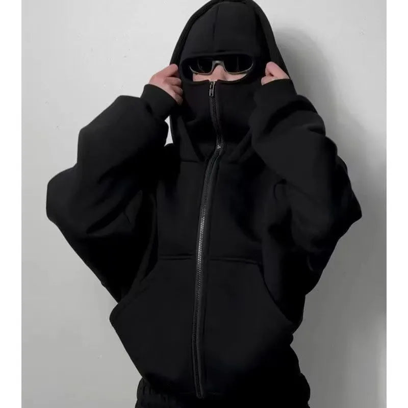 Leon – Oversized Techwear Kapuzenjacke Herren