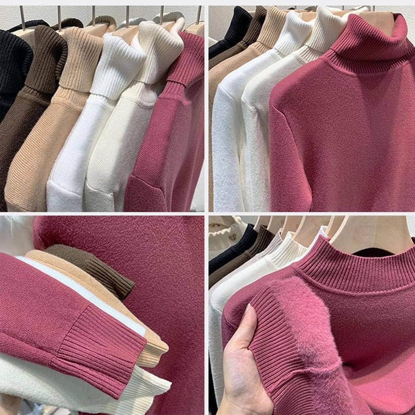 Noah – Unisex Rollkragenpullover schlichtes Design
