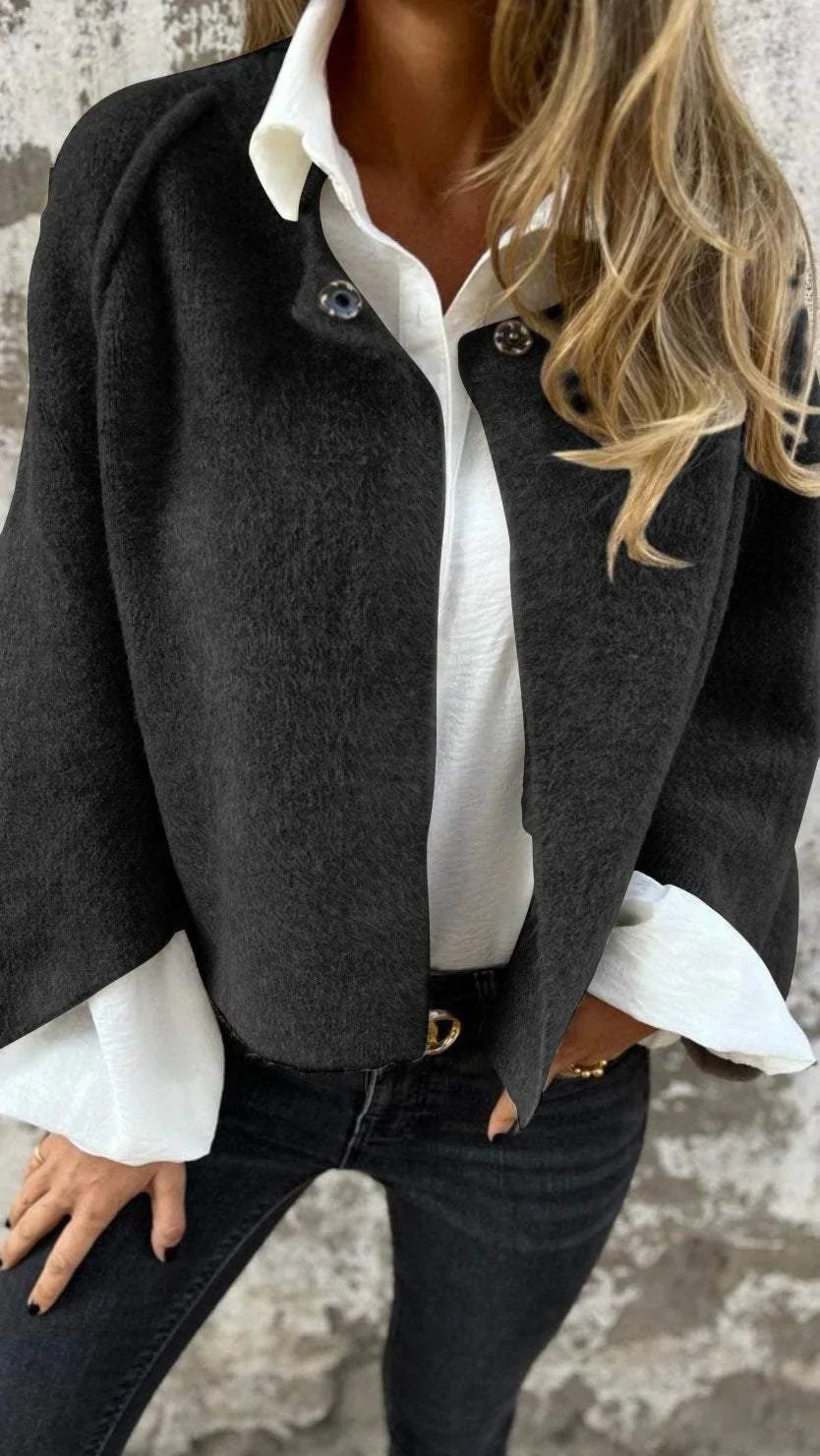 Elisa – Kurzjacke mit Strukturstoff Damen