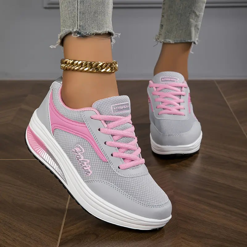 Sophie - Damen Sneaker mit Plateau Sohle