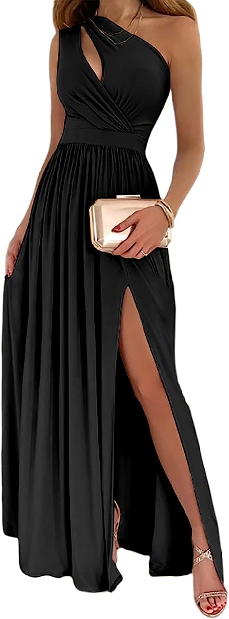 Bianca | Vestido minimalista con abertura alta
