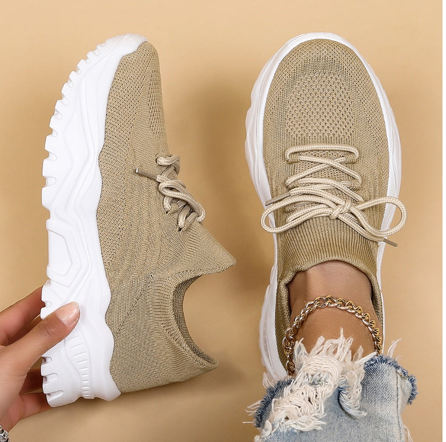 Velora – Orthopädischer Chunky-Sneaker mit Stretch-Knit