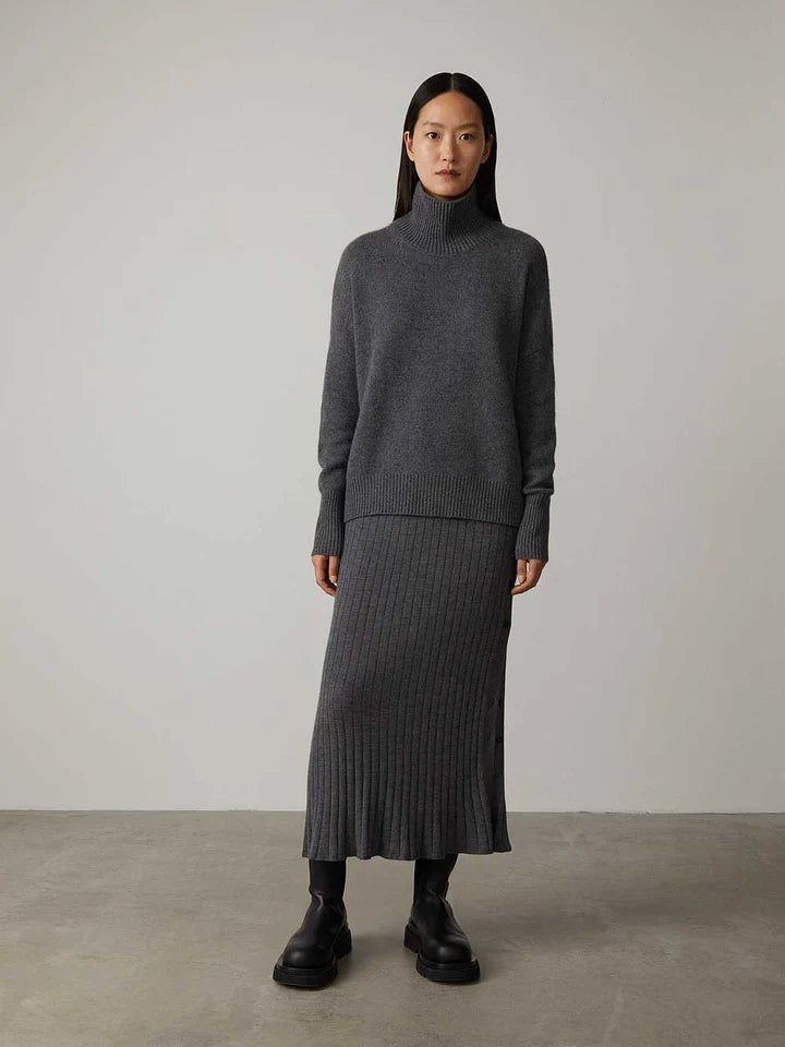 Heidi – Damen Rollkragenpullover aus Kaschmir