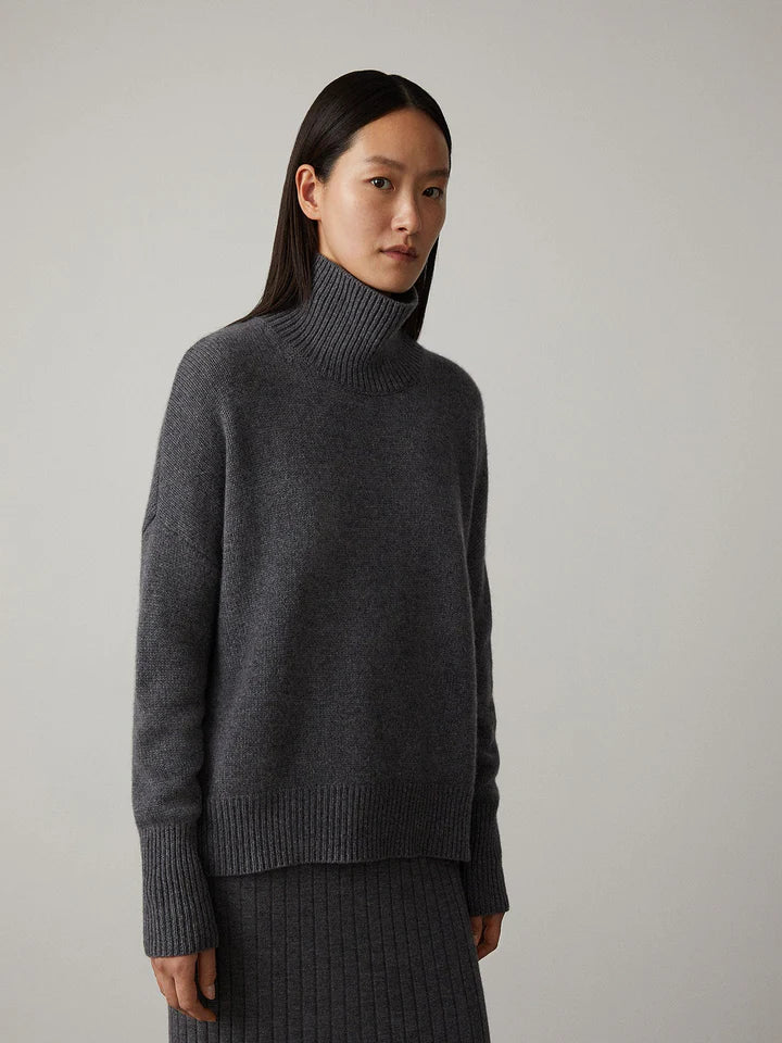 Heidi – Damen Rollkragenpullover aus Kaschmir