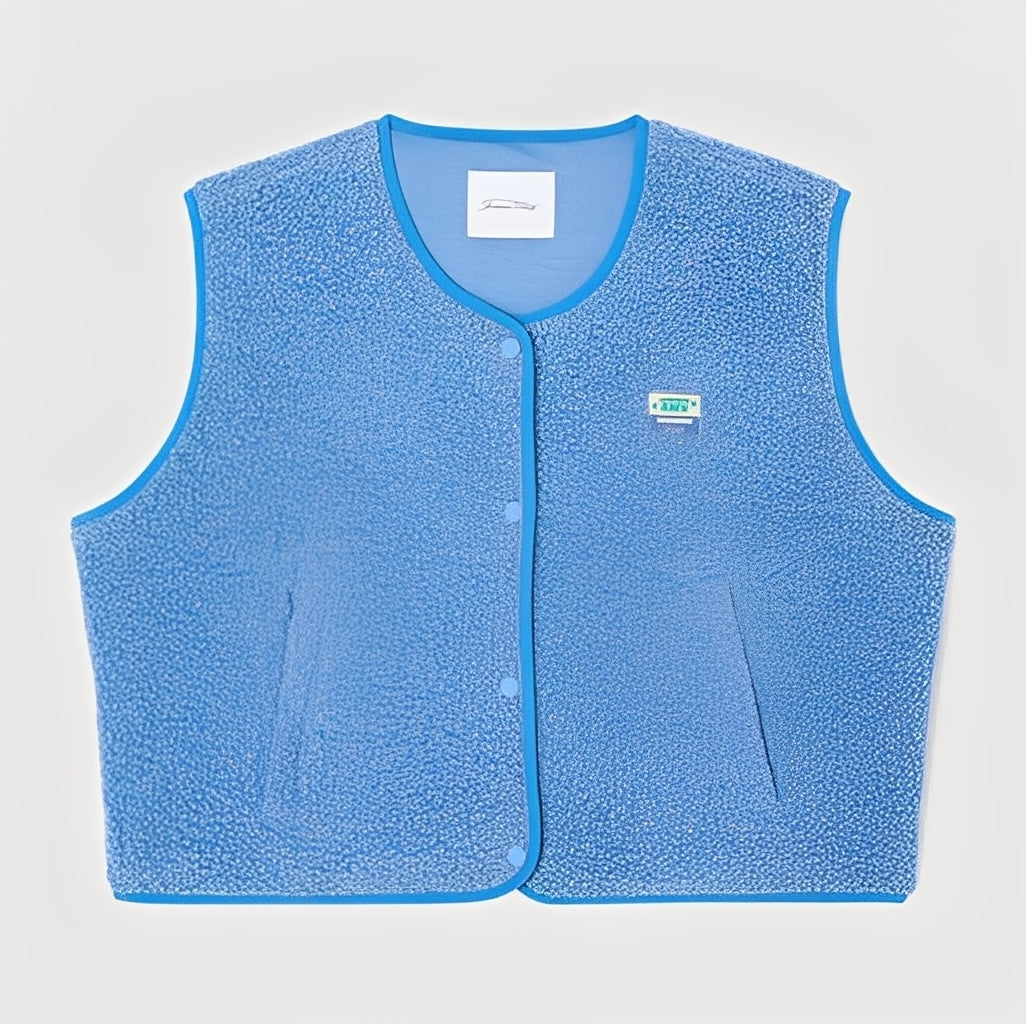 Isabella - Damen Fleece Weste mit Knöpfen